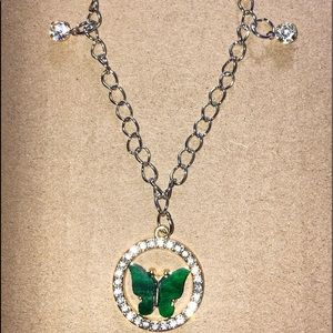 Green hope necklace